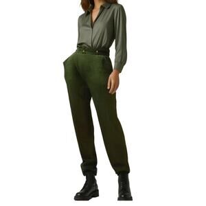Evan Picone Vintage Minimal Olive Green Pants Womens 10